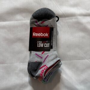 Reebok Women’s Gray Mutli Colored Low Cut Socks - 6 Pack Size 6-11